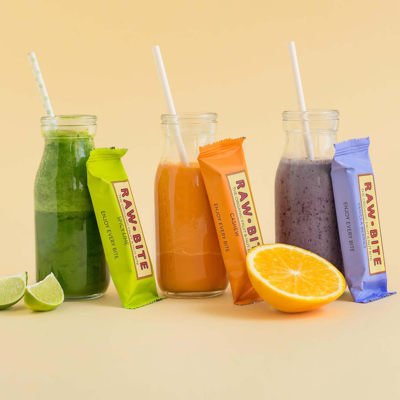 Energidryck för energifyllda bitar