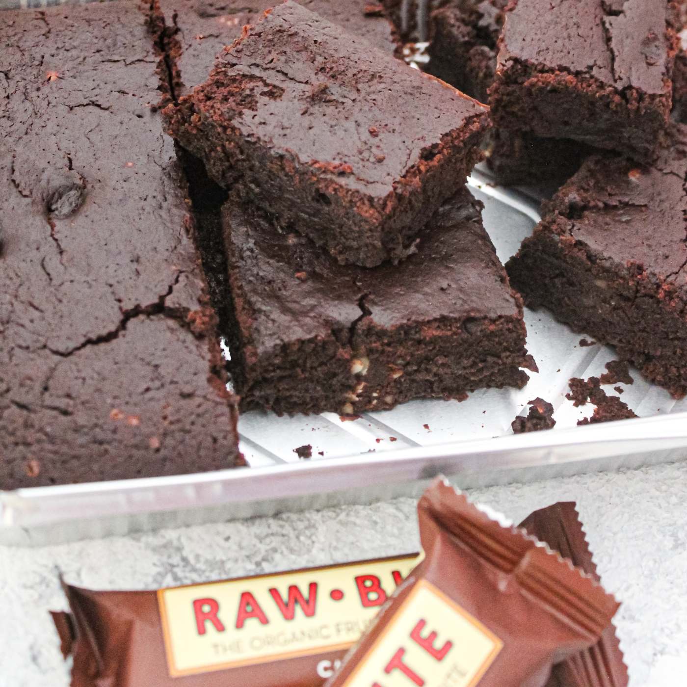 Smaskiga vegan brownies med RAWBITE